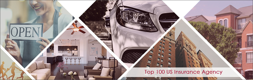 Collage of images of people, cars, homes, and buildings
