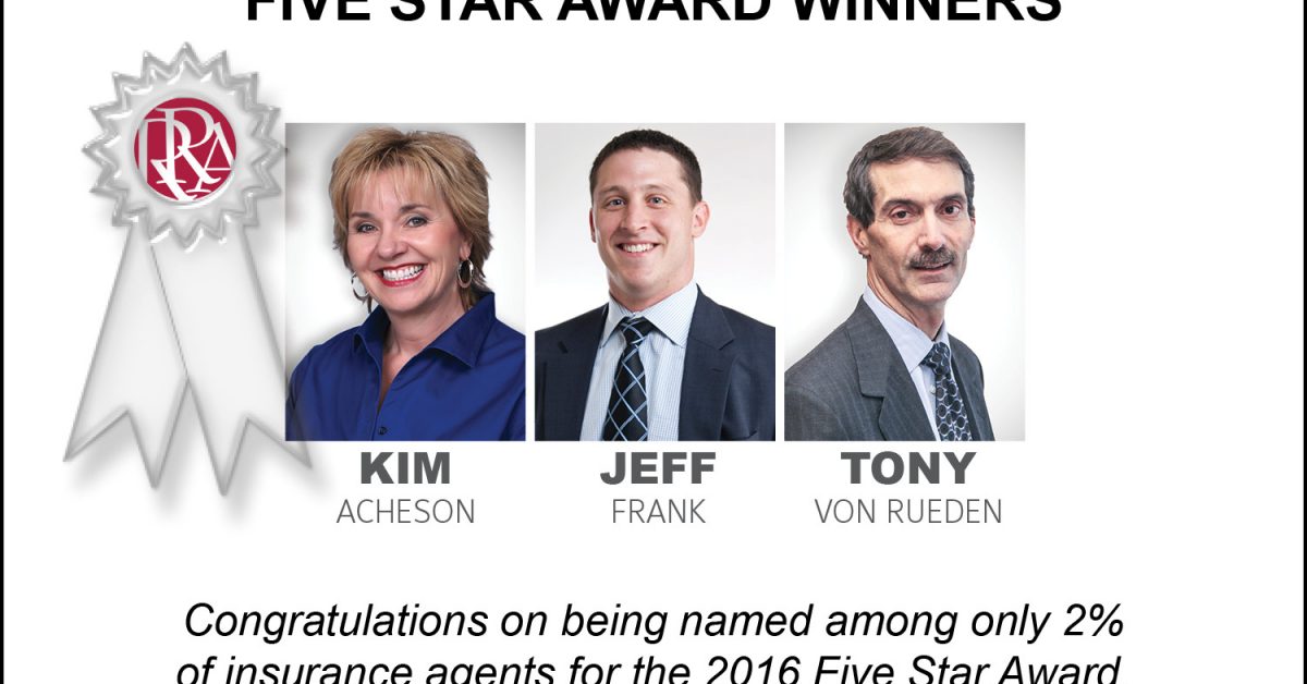 2016 Five Star Award Winners
