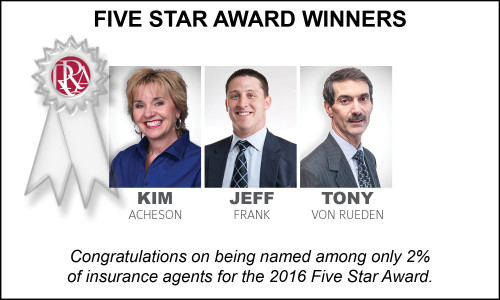 2016 Five Star Award Winners