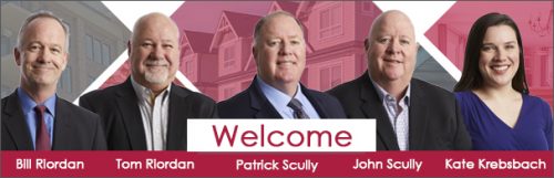 Riordan & Scully Insurance Service LLC joining Robertson Ryan & Associates January with the word Welcome beneath