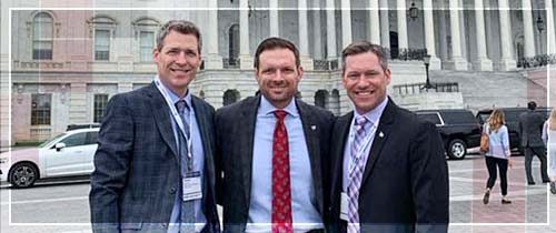 Jason Bott, Justin Staebler, and Dan Lau join other independent insurance agents in DC