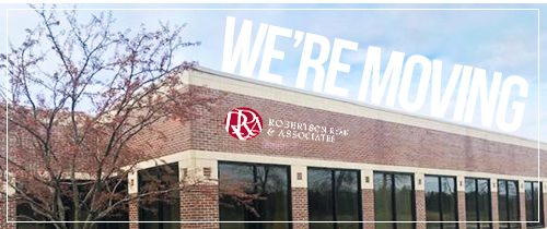 Mequon office with the words we're moving