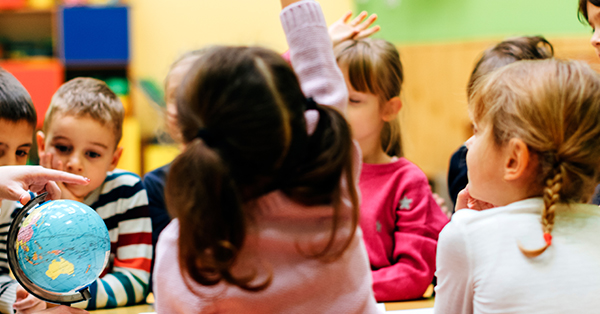 Kids in a classroom