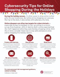 Infographic – Cybersecurity Tips for Online Shopping During the Holidays