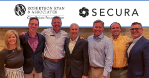 Robertson Ryan team members with Secura Insurance employees