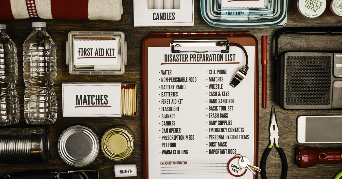 disaster preparation kit