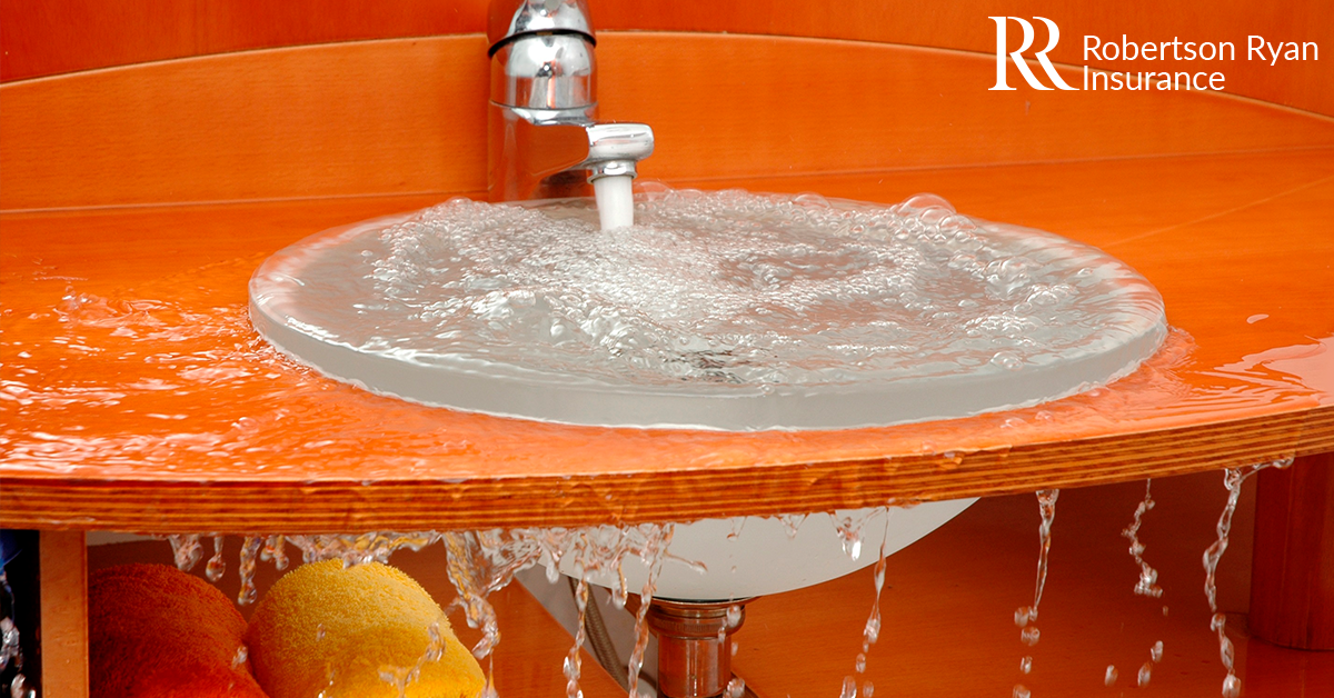 Sink overflowing