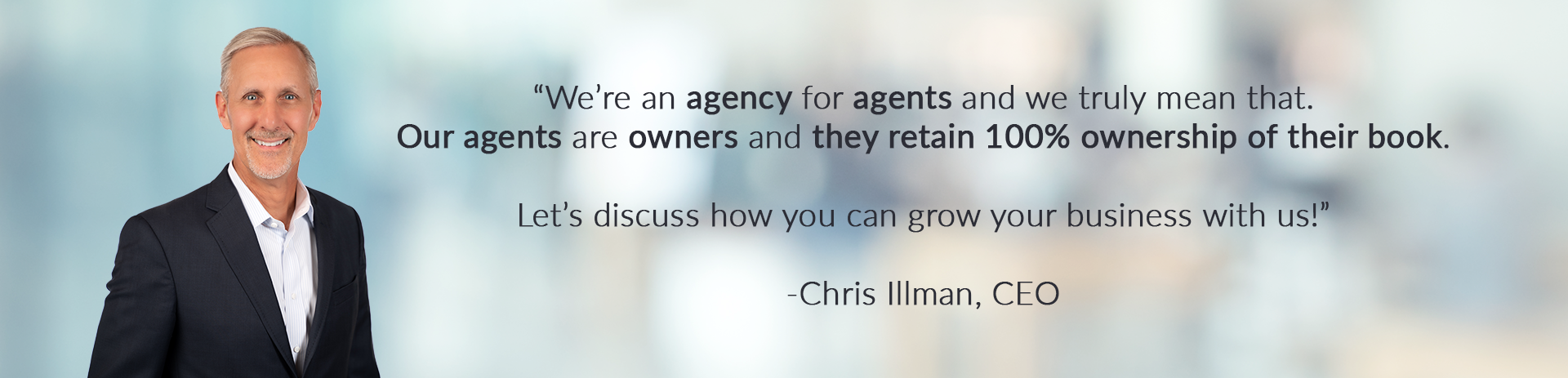 Chris Illman, join a top 100 agency